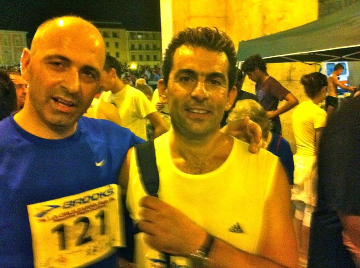 Ale e rudy all'arrivo della galileiana
